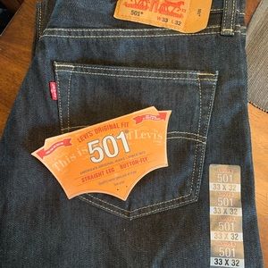 Brand new Levi 501’s